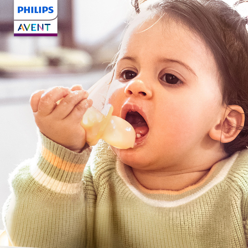 Baby Food Newborn - PHILIPS AVENT Silica Gel Sendok Makanan