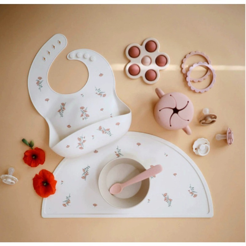 Feeding Baby Food - Setelan Bib Makan Lucu, Bib Makanan,