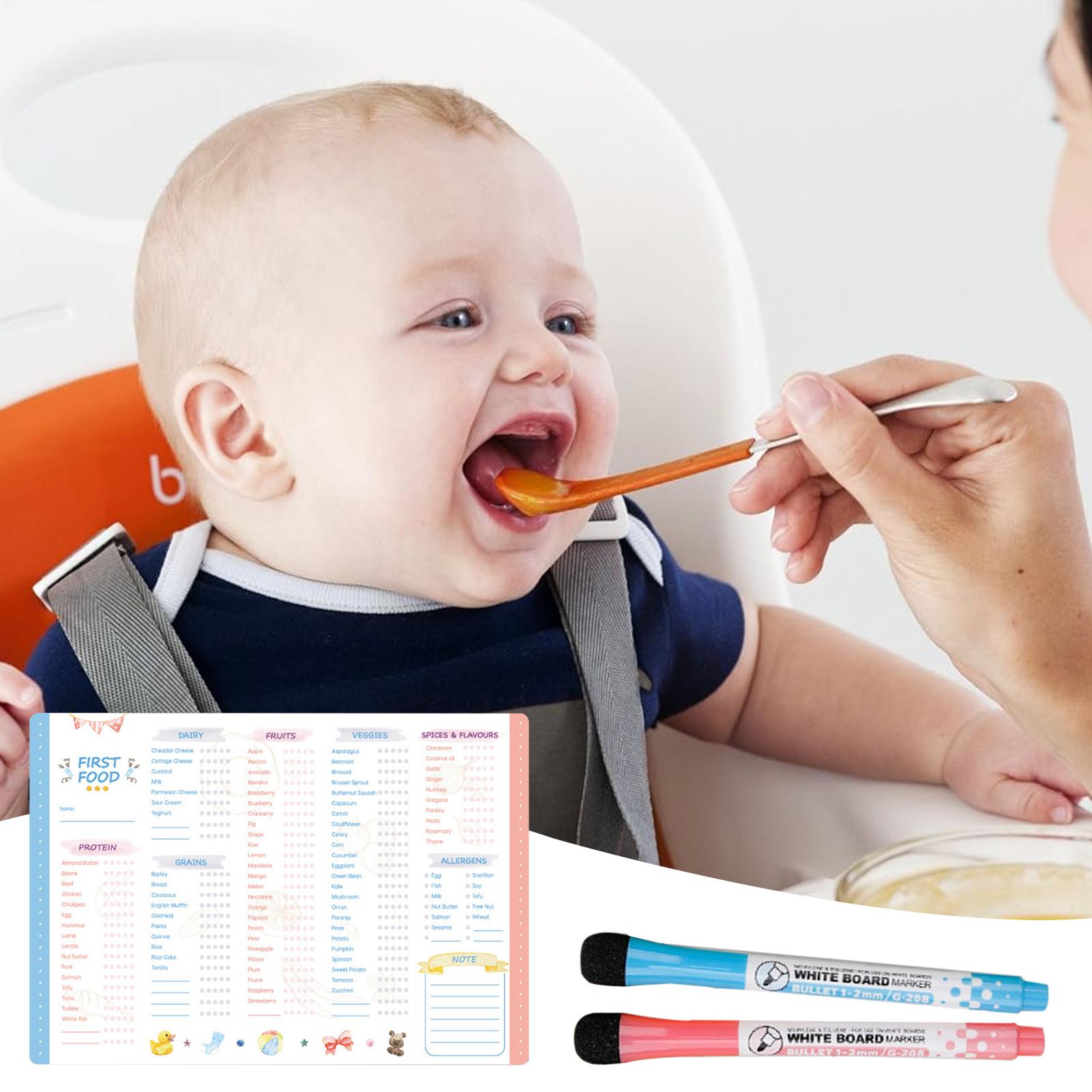 Baby Food Checklist - Daftar Periksa Makanan Pertama Bayi Magnetik,