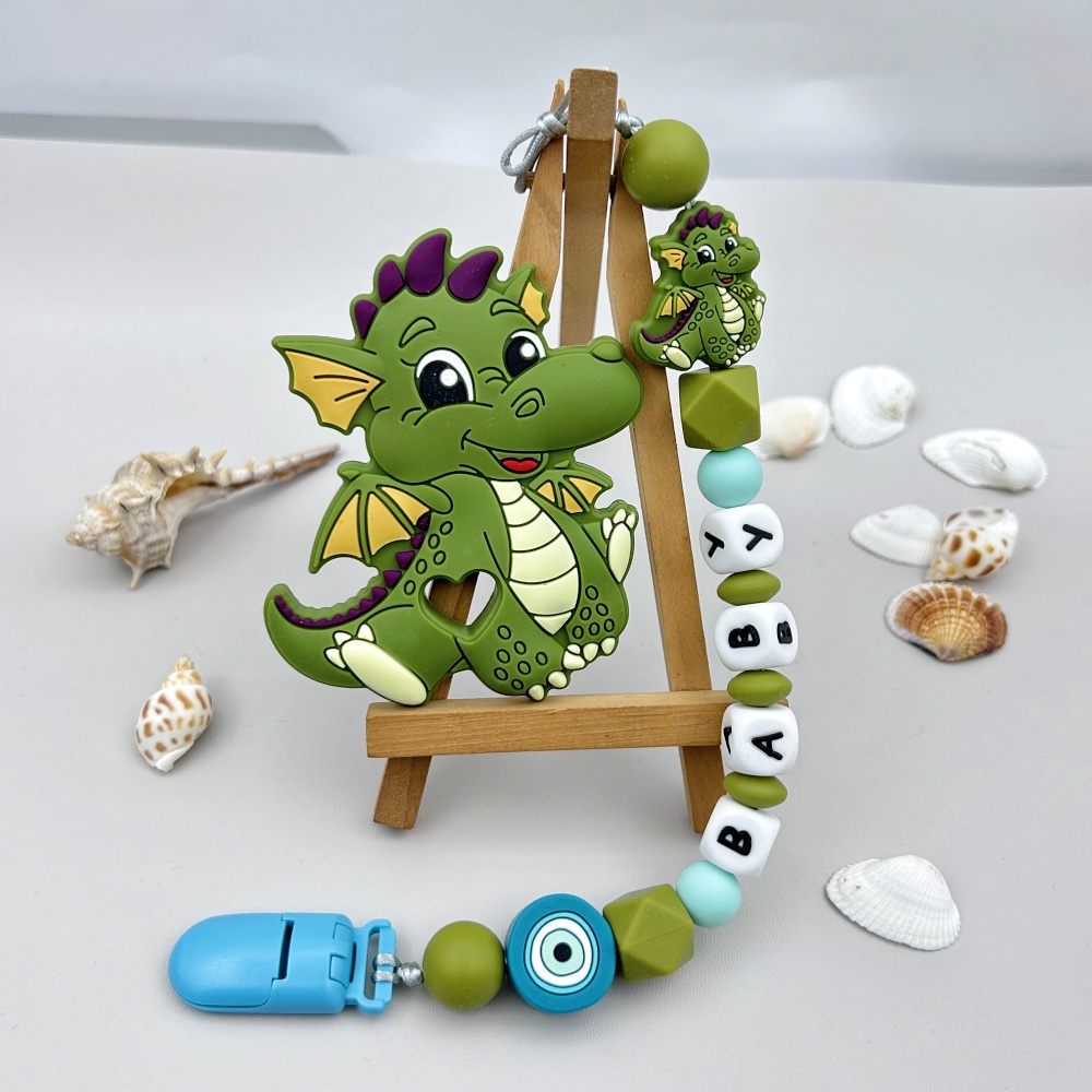 Baby Food Teether - Kustom Bahasa Inggris Rusia Silikon Huruf