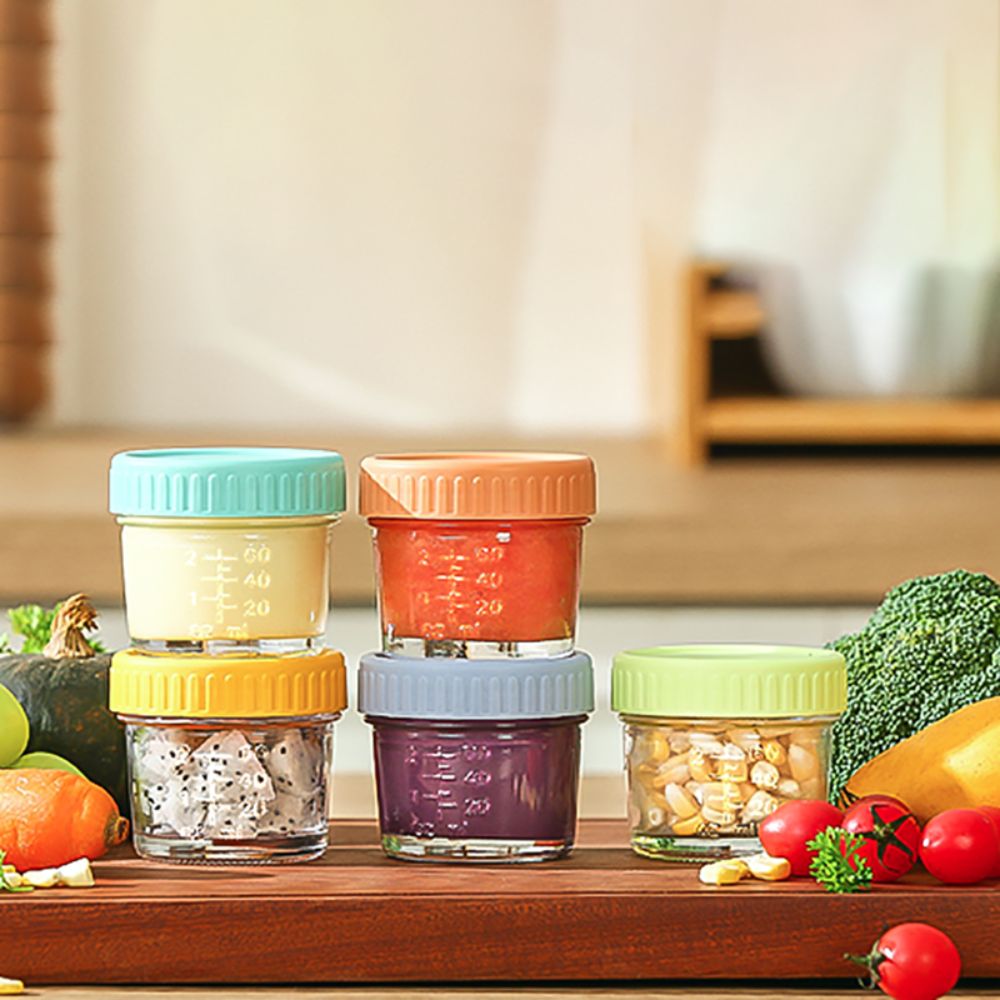 Baby Food In Jars - 6 Buah Stoples Kaca Mason Jar