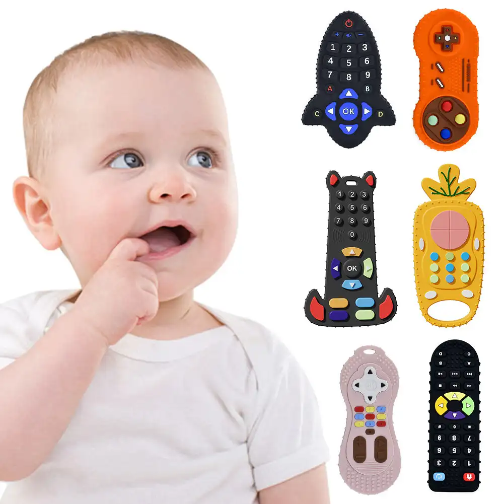 Baby Food Teether - Mainan Teether silikon bayi, mainan bentuk