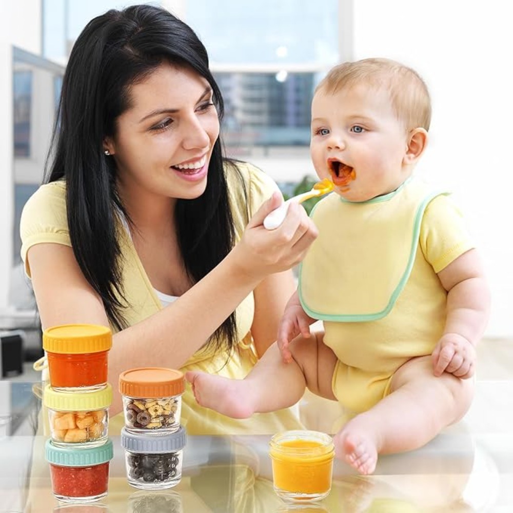 Baby Food In Jars - 6 Buah Toples Makanan Bayi Kaca