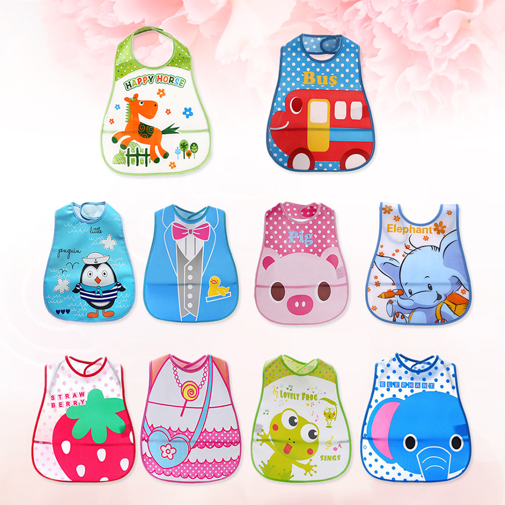 Feeding Baby Food - 10 Buah Celemek Bayi Anti Air