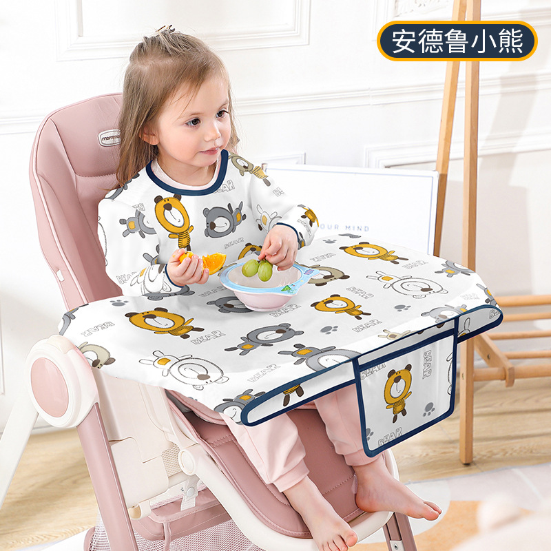 Feeding Baby Food - Celemek meja makan bayi, Bib baru