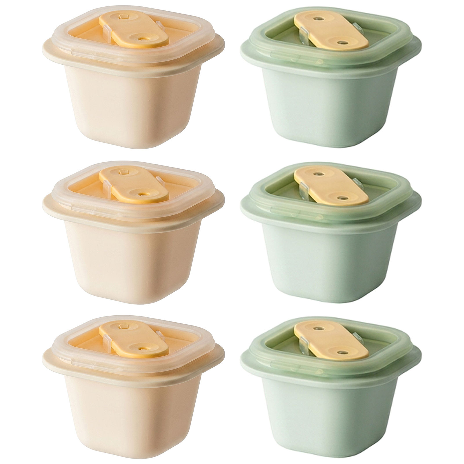 Baby Food Homemade - Cetakan Es Batu Silikon Dengan Kompartemen