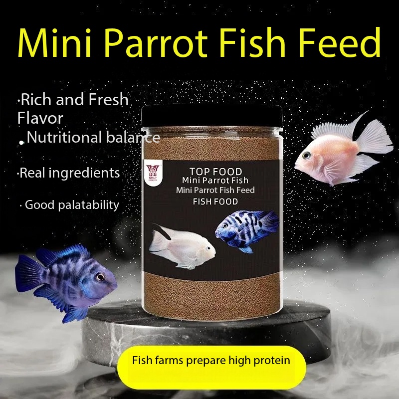Pakan Ikan Mini Parrot Spiruli - Baby Food Diet ulasan dan harga