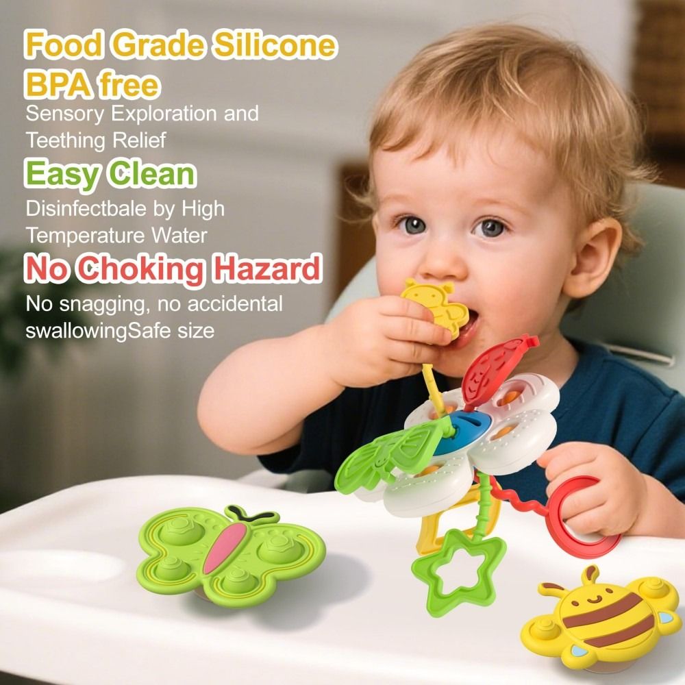 Mainan Sensorik Bayi Aman untu - Baby Food Newborn ulasan dan harga