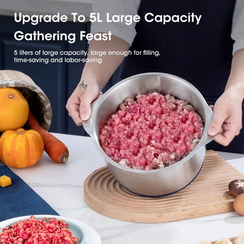 Penggiling Daging Listrik 5L,  - Baby Food Kids ulasan dan harga