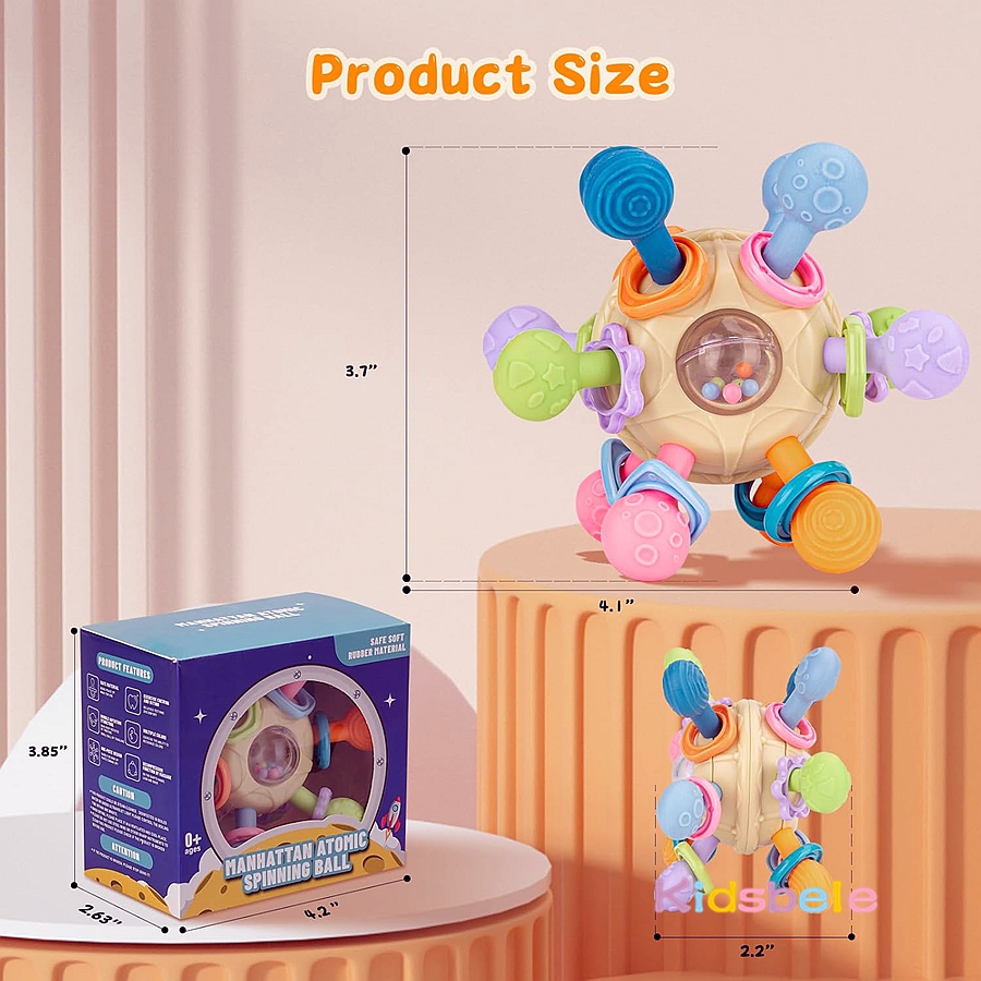 Mainan Bola Multi Sensorik Goy - Baby Food Teether ulasan dan harga