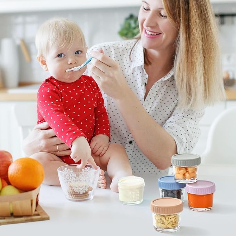 6 Buah Stoples Kaca Mason Jar  - Baby Food In Jars ulasan dan harga