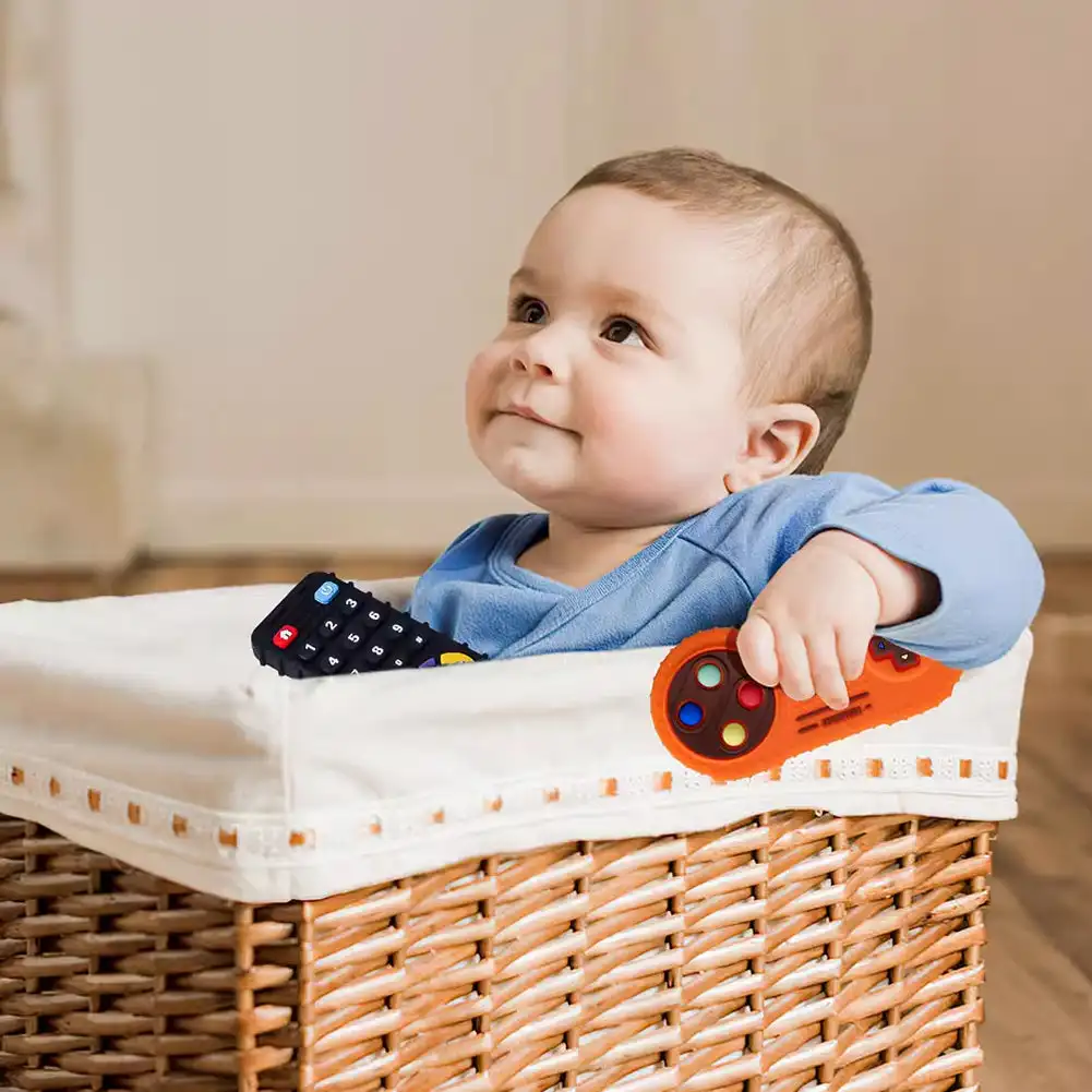Mainan Teether silikon bayi, m - Baby Food Teether ulasan dan harga