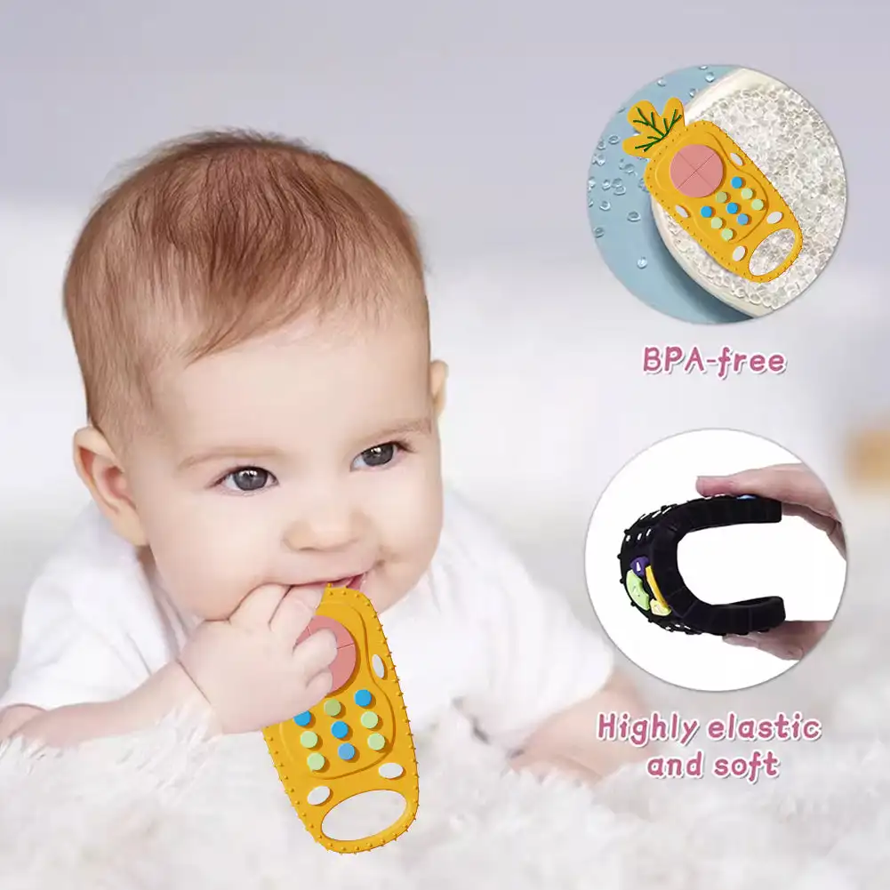 Mainan Teether silikon bayi, m - Baby Food Teether ulasan dan harga