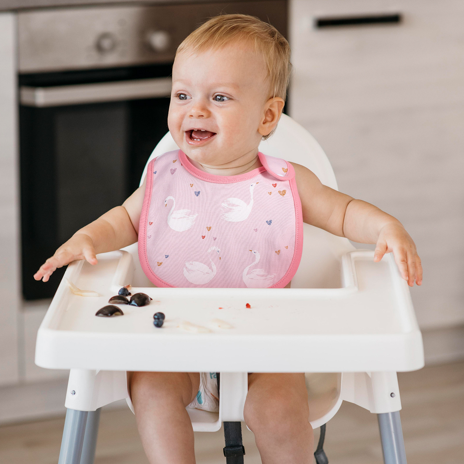 3pcs Celemek Bayi dari Katun d - Feeding Baby Food ulasan dan harga