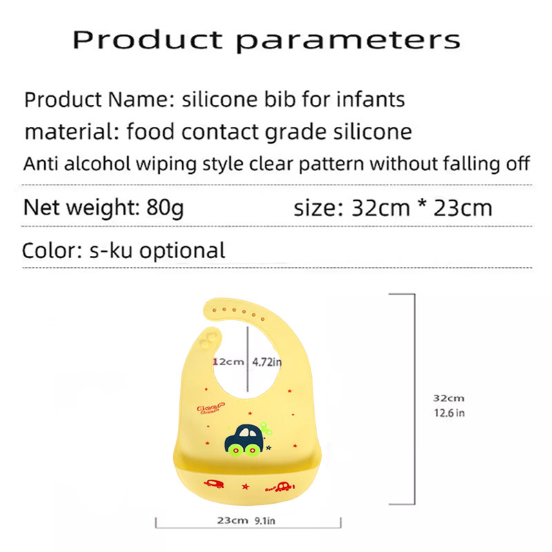 Bib Makan Bayi Silikon Tahan A - Feeding Baby Food ulasan dan harga