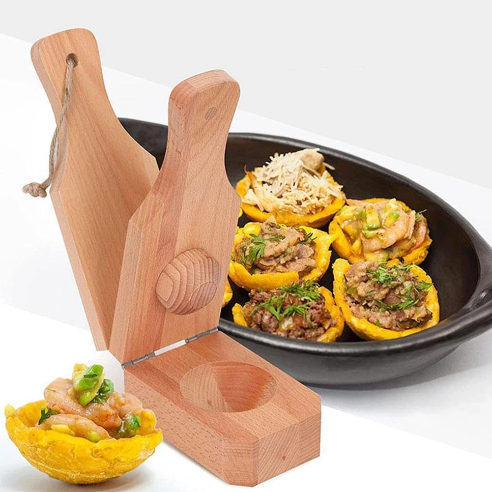 Stensil tekan plaintain kayu d - Baby Food Banana ulasan dan harga