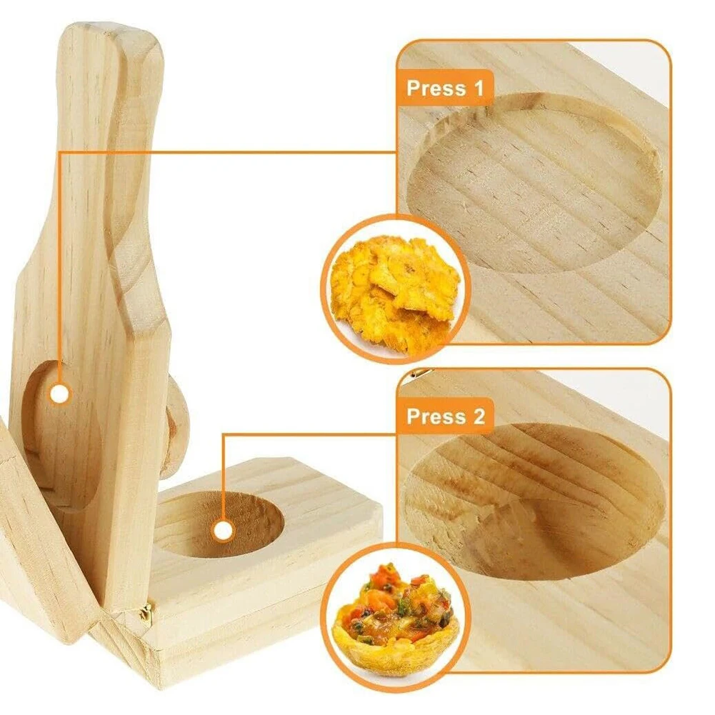 Stensil tekan plaintain kayu d - Baby Food Banana ulasan dan harga