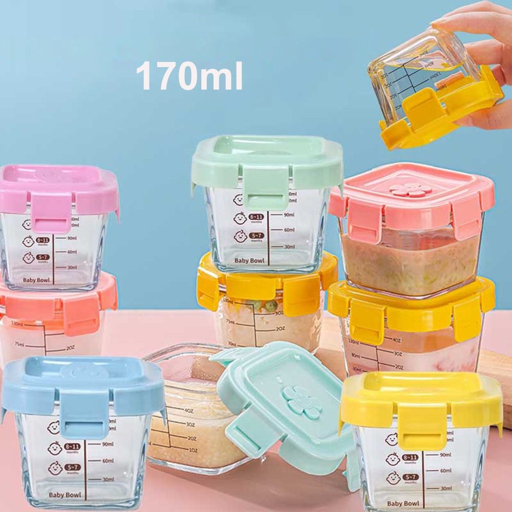 Kotak penyimpan makanan kaca 1 - Baby Food In Jars ulasan dan harga