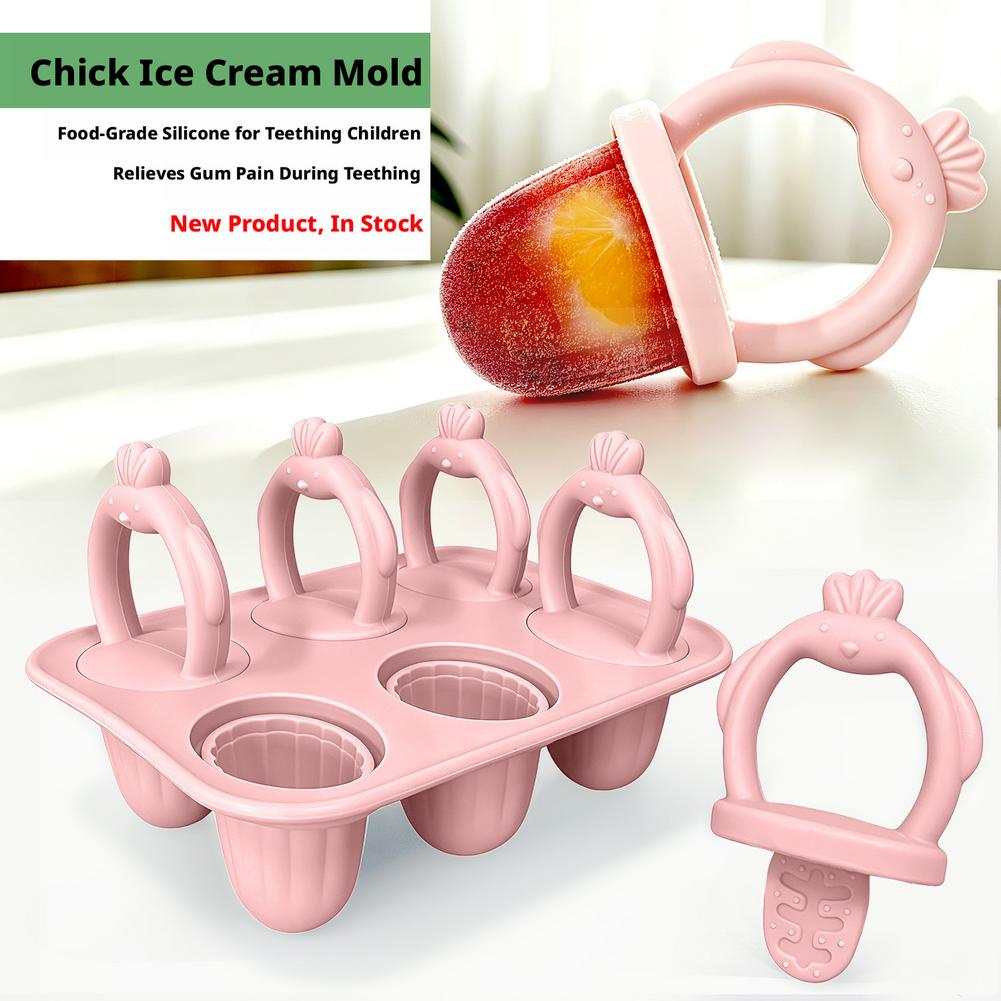 1set Cetakan Es Loli Silikon E - Baby Food Homemade ulasan dan harga