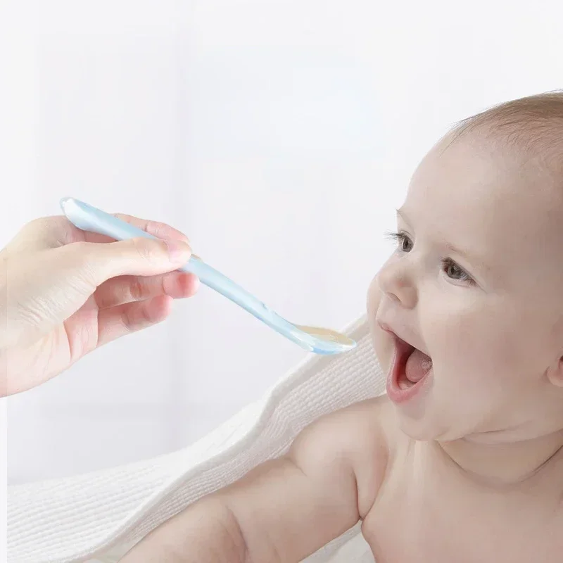 Sendok Bayi Silikon Lembut Sen - Baby Food Diet ulasan dan harga