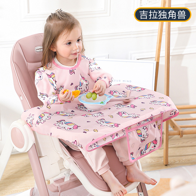 Celemek meja makan bayi, Bib b - Feeding Baby Food ulasan dan harga
